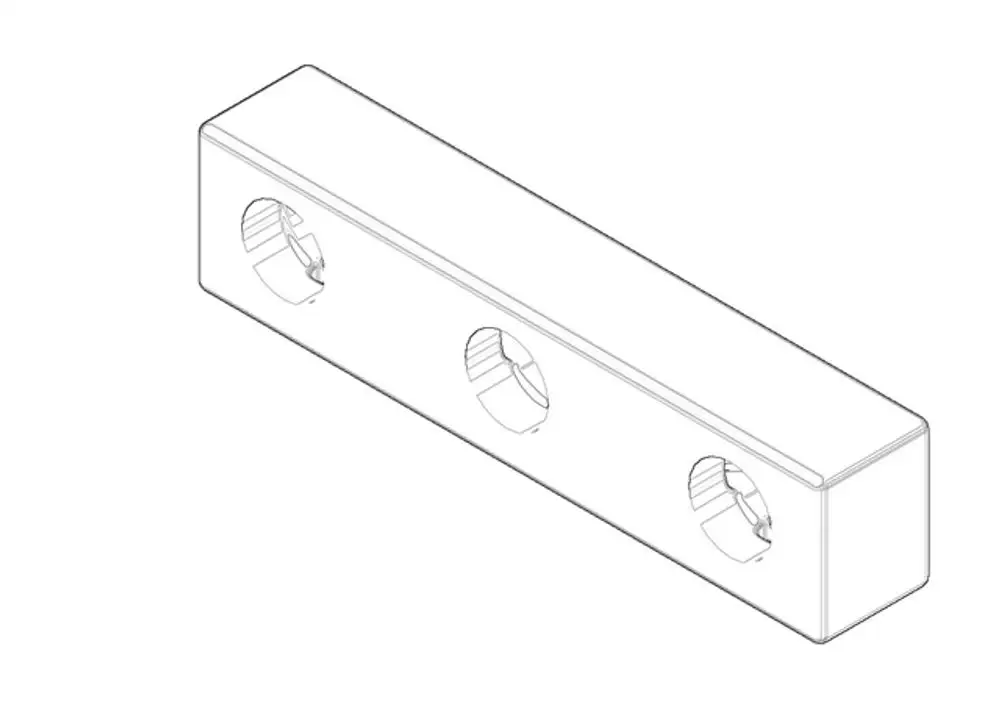 DORNBRACHT Zubehör für Waschtisch Wand ERSATZTEILE 091111043 280 x 65 x 51 mm, 09111104390 Galeriebild 1